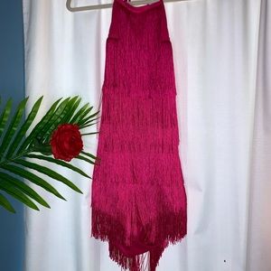 Backless Fringe Romper